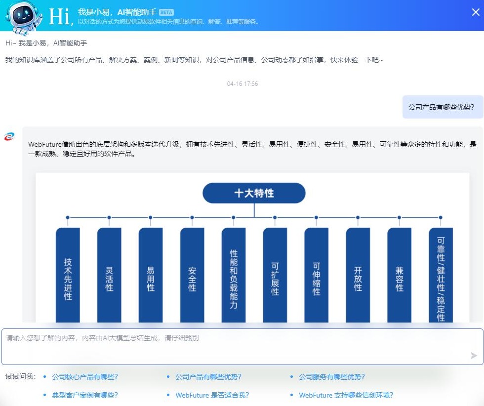 动易 x Deepseek官网全新AI智能客服助手上线